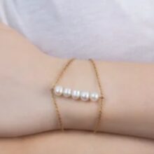 دستبند مروارید کد D1555