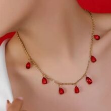 گردنبند یلدایی دانه انار کد G1572