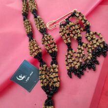 ست گردنبند و سنجاق شنبلیله کدGs67