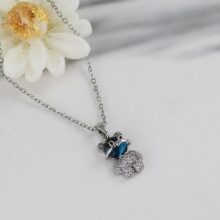 گردنبند کهکشانی زنانه طرح عروسکی کد 1521